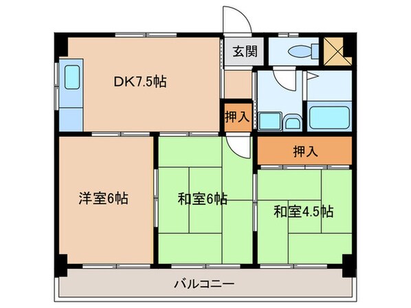 メゾン惟信の物件間取画像